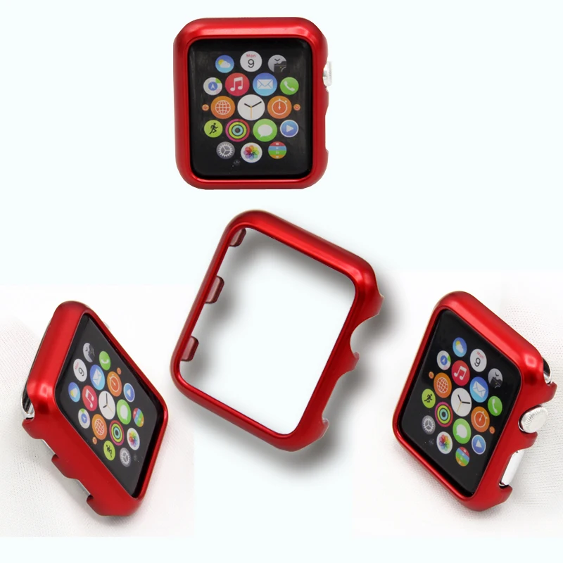 Высококачественный чехол из поликарбоната для Apple Watch серии 3 2 1 защитный бампер 38