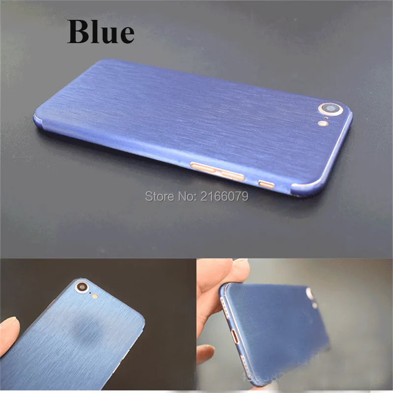 Для Apple iPhone 7 4 &quot/7 Plus 5 5&quot + задняя крышка матовая металлическая наклейка защитная