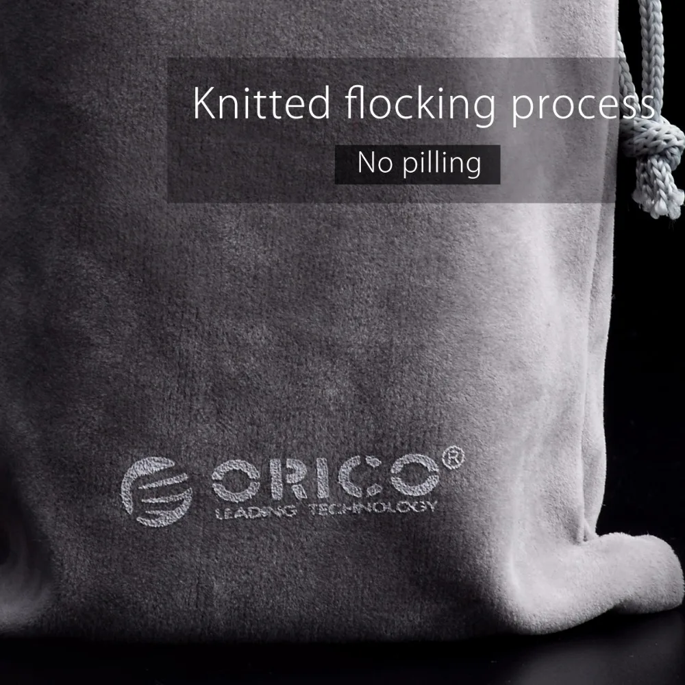 ORICO SA1810 Портативная сумка на шнурке для телефона/внешнего аккумулятора бархатные Упаковочные пакеты и