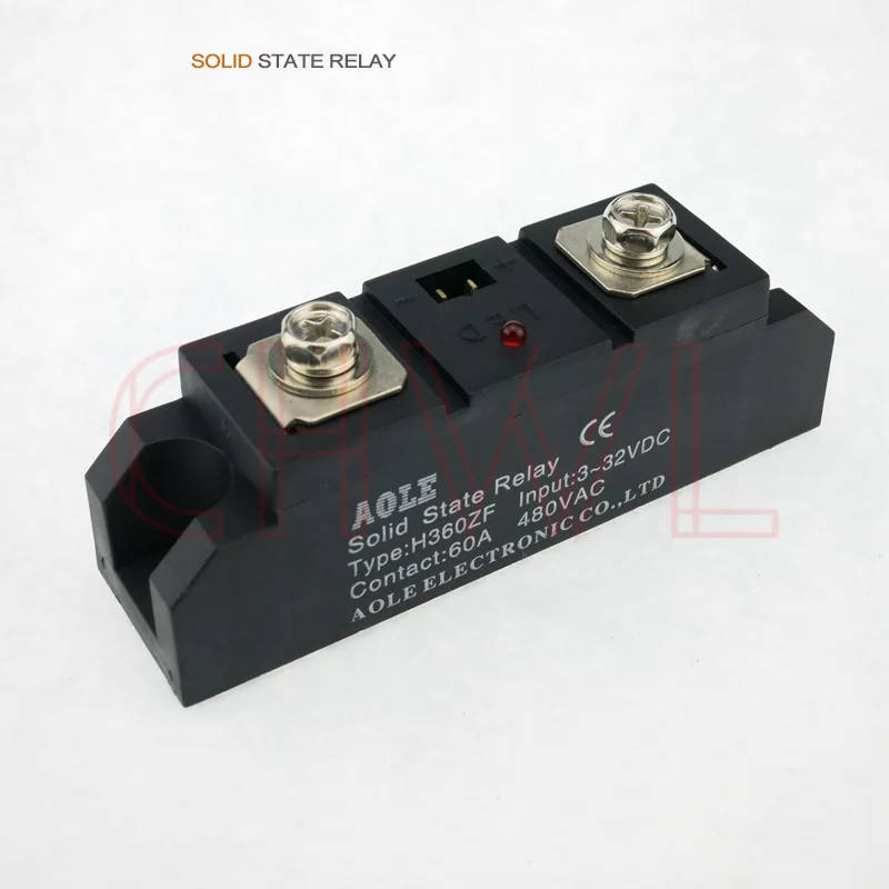 Бесплатная доставка SSR H360ZF трехфазный 60A 480VAC выход промышленного класса