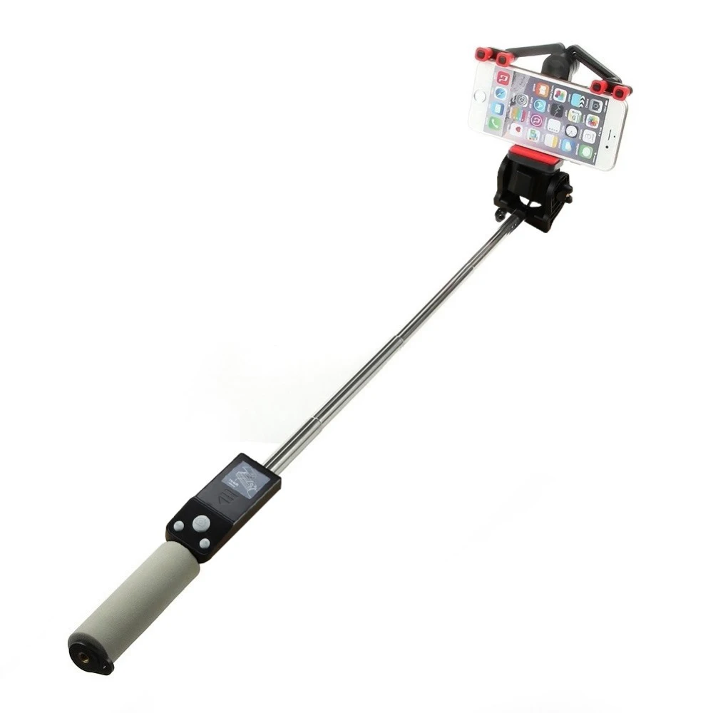 

HobbyLane ip666 360 Degree Self Selfie Stick Bluetooth Remote Wireless Monopod for iPhone for Samsung for Xiaomi Smartphone d25