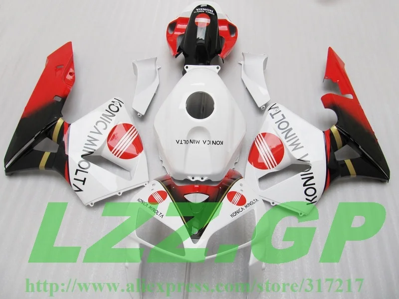 

Injection fairings for HONDA CBR600RR 05 06 F5 CBR 600 RR 2005 2006 100%Fit black white red fairing kits #882S +TANK LZZ.GP