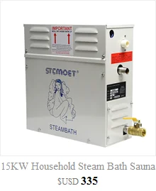6 кВт паровой генератор бытовой паровой сауны 220 В Паровая банная машина для отдыха спа-комнаты цифровой контроллер