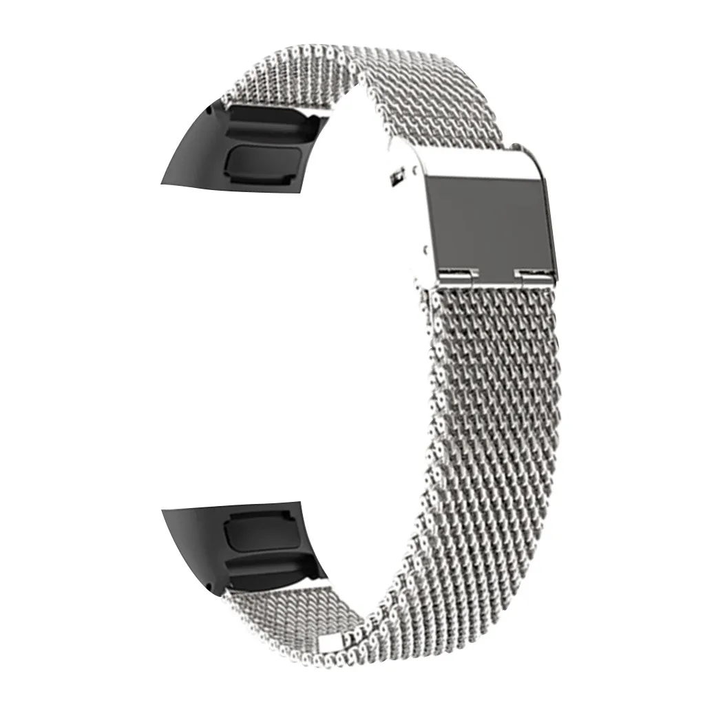 Ouhaobin для huawei Band 3/3 Pro, сменный ремешок для умных часов, браслет на запястье, аксессуары, ремешок для часов из нержавеющей стали 607#2 - Цвет: GY