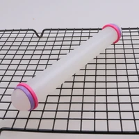 22 5cm2 5cm non sticky rolling pin for sugar paste diy baking fondant cake decorating tools plastic cake mold pastry roller