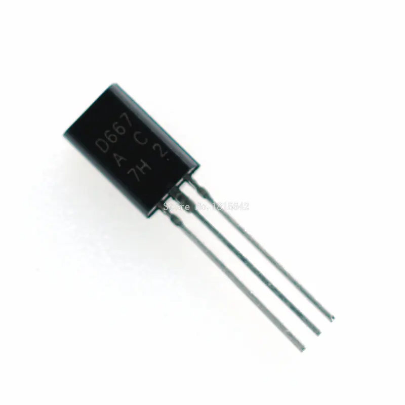 50 шт./лот 2SD667 D667 TO-92L пластиковый-инкапсулированный транзистор Триод | Электронные