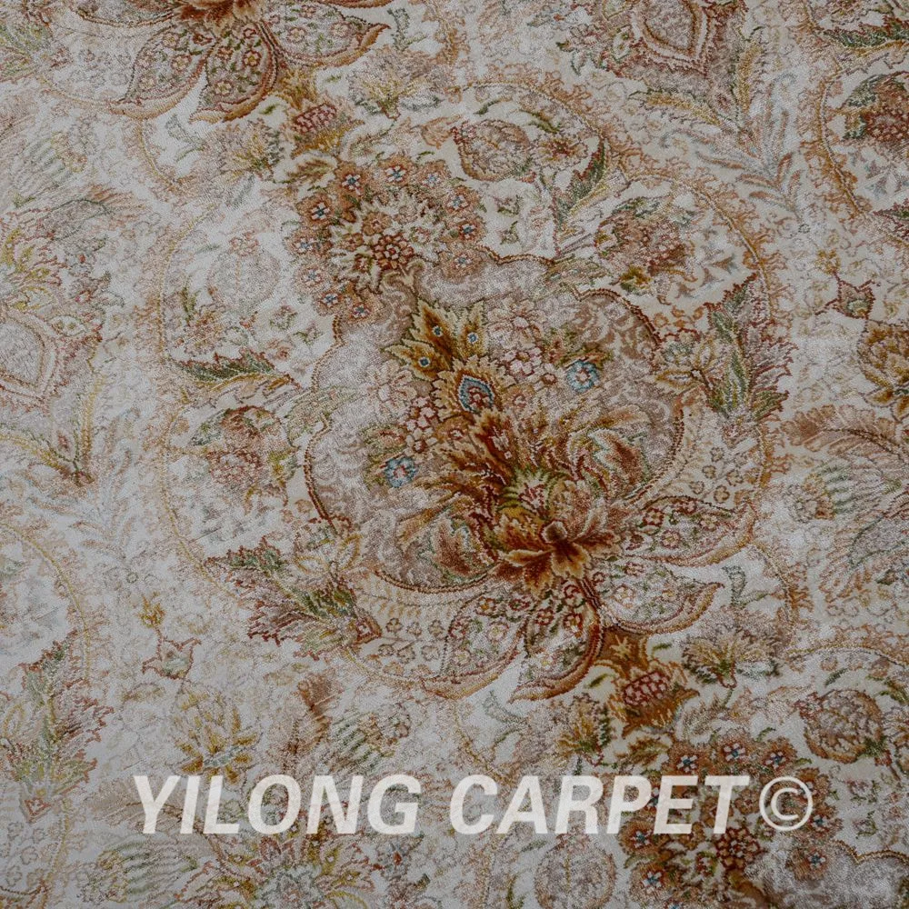 Yilong 5 &quotx 8&quot ручной работы ковер цветочный верблюжий медальон узелковые дешевые