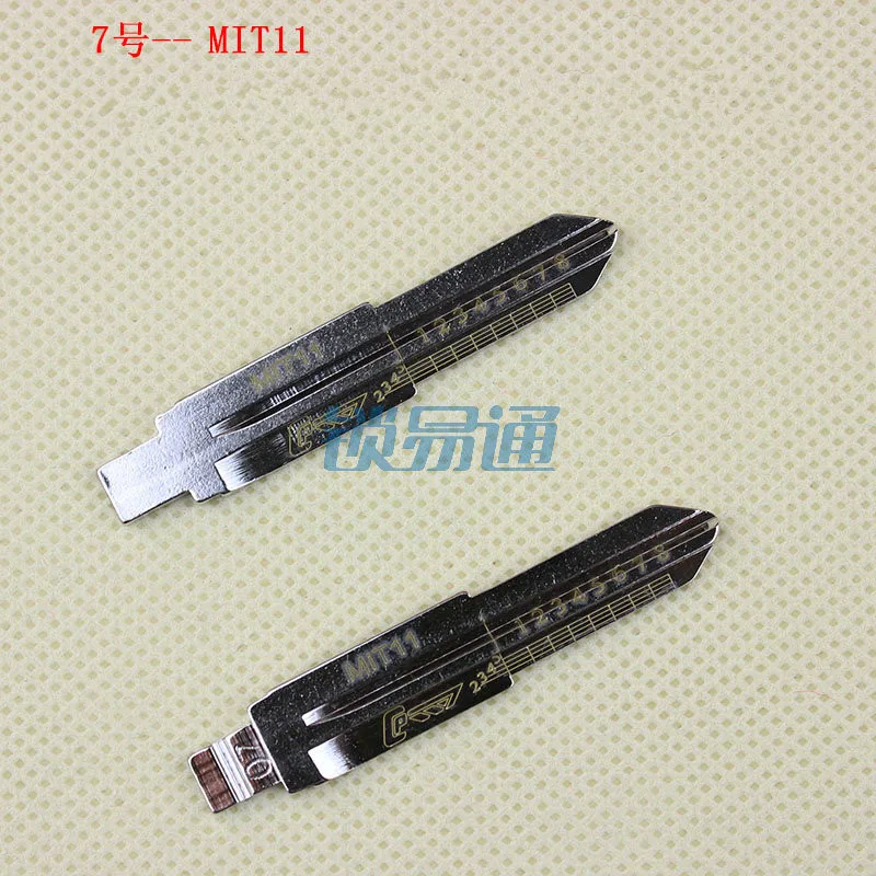 10 шт./лот линейный ключ с гравировкой для Mitsubishi 2 в 1 LiShi MIT11 резные зубья чистый