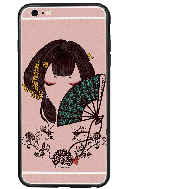 QuShar Luxury Lace Girls Phone Case for iphone 6 6S 7 Plus Elegant Ladies Clear Hard PC Back Cover iphone7 plus Fundas |