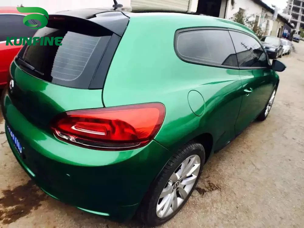 Автомобильный Стайлинг обертка Аврора зеленая Автомобильная виниловая пленка