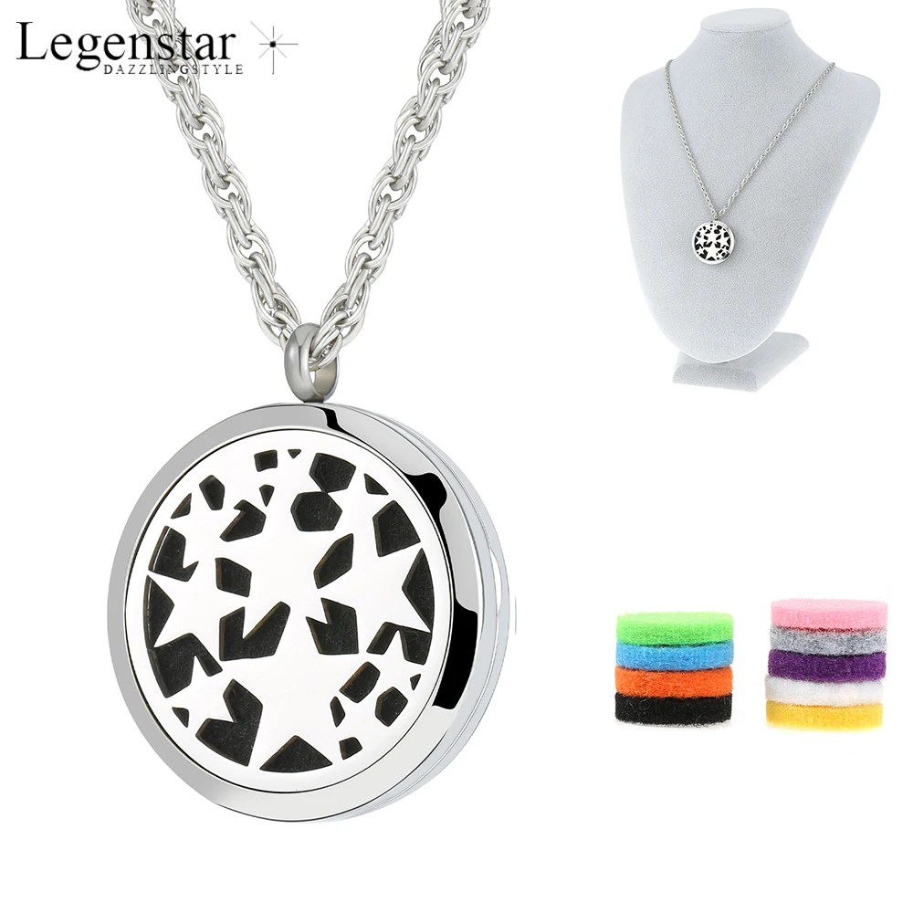 Подвеска подвеска Legenstar из нержавеющей стали медальон для ароматерапии диффузор