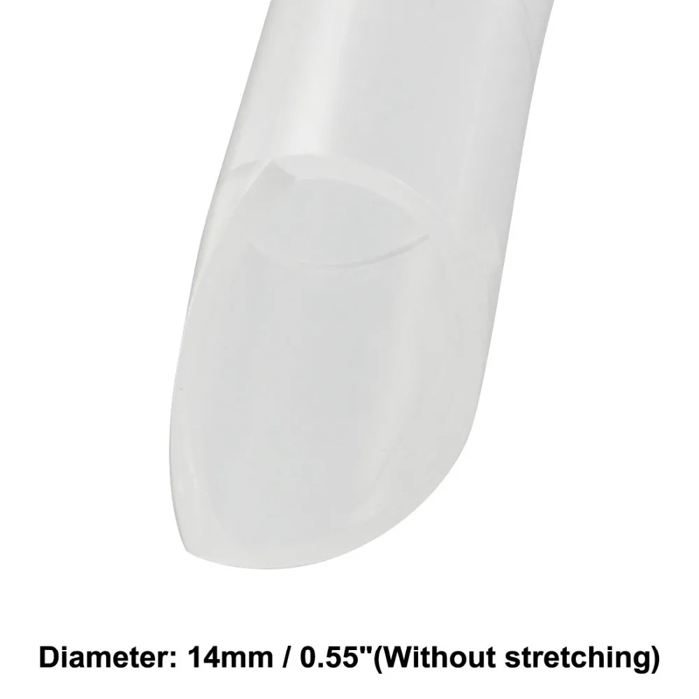 

Uxcell 3pcs 10mm 8-10M /12mm 5.5-8M /14mm 4.5-6M Flexible White Spiral Tube Cable Wire Organizer Wrap Computer Manage Cord