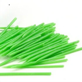 Бежевый/зеленый корейский Кристалл кукурузный крахмал зубочистка Mondadientes