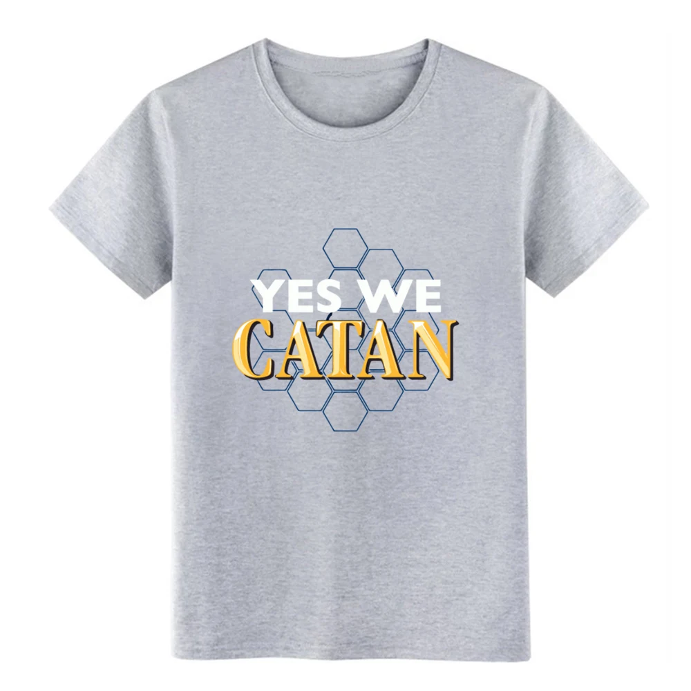 Женская футболка с коротким рукавом yes we catan модная S-3xl летняя Kawaii | Мужская одежда