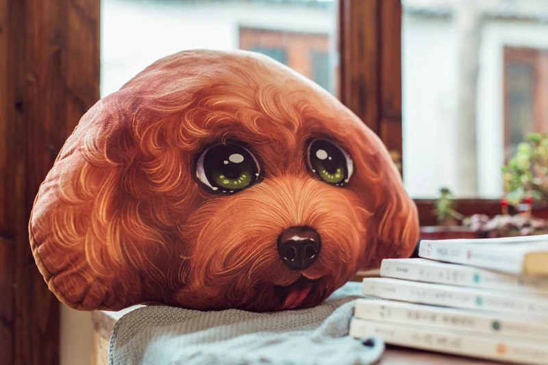 

New cartoon 3D realistic cat and dog doll animal pillow plush toys for men and women home gifts