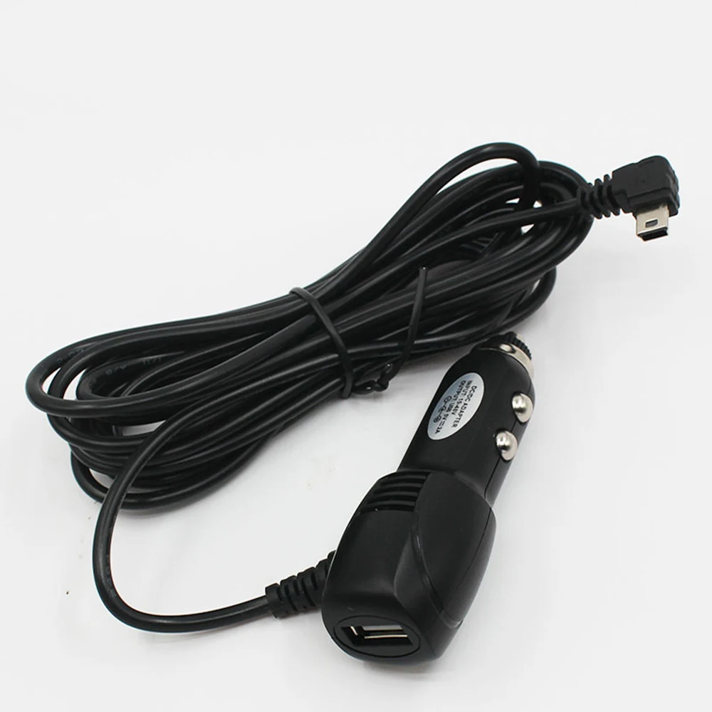 Микро-Переходник USB для зарядки в машине с 3,5 м зарядный кабель для передачи данных для Видеорегистраторы для автомобилей видеорегистратор gps навигации сотового телефона 5V 2A