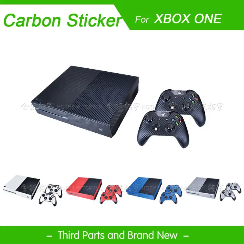 HOTHINK 5 цветов на выбор наклейка из углеродного волокна для консоли XBOX one защитный