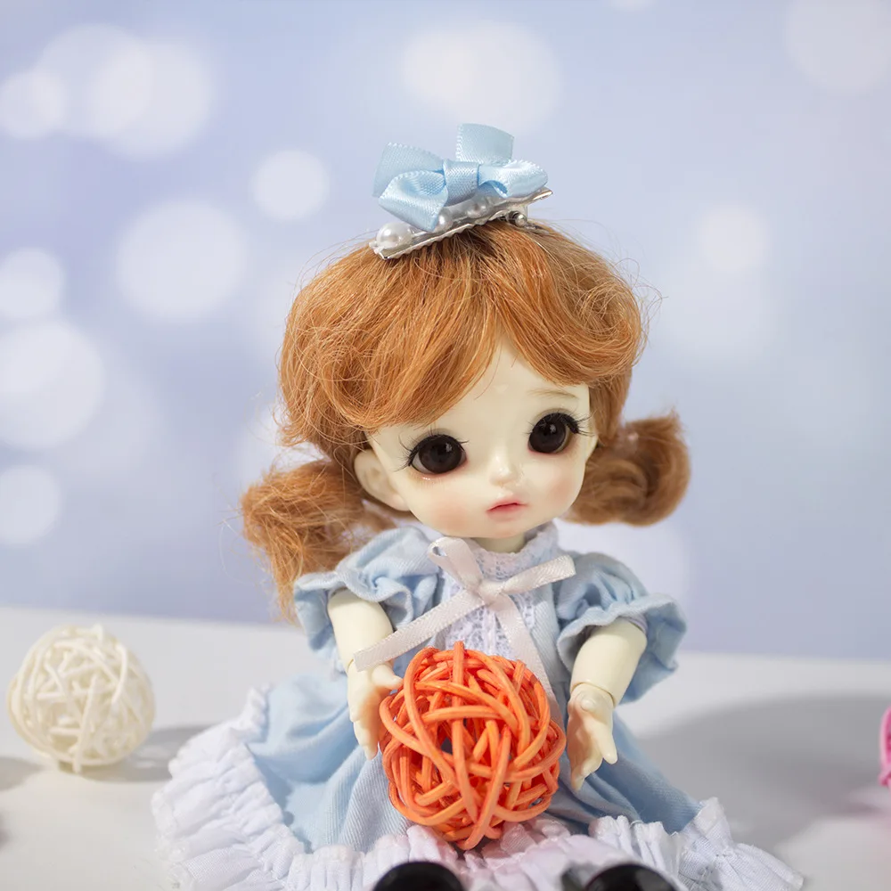 Новое поступление 1/8 5-6 дюймов Bjd SD ob11 маленькая кукла парик Модный Стиль Высокая температура волокна кукла парик волосы для кукол аксессуары