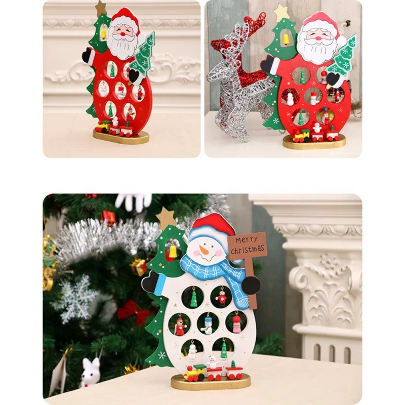 DIY Рождественское украшение Деревянная Рождественская елка рождественское