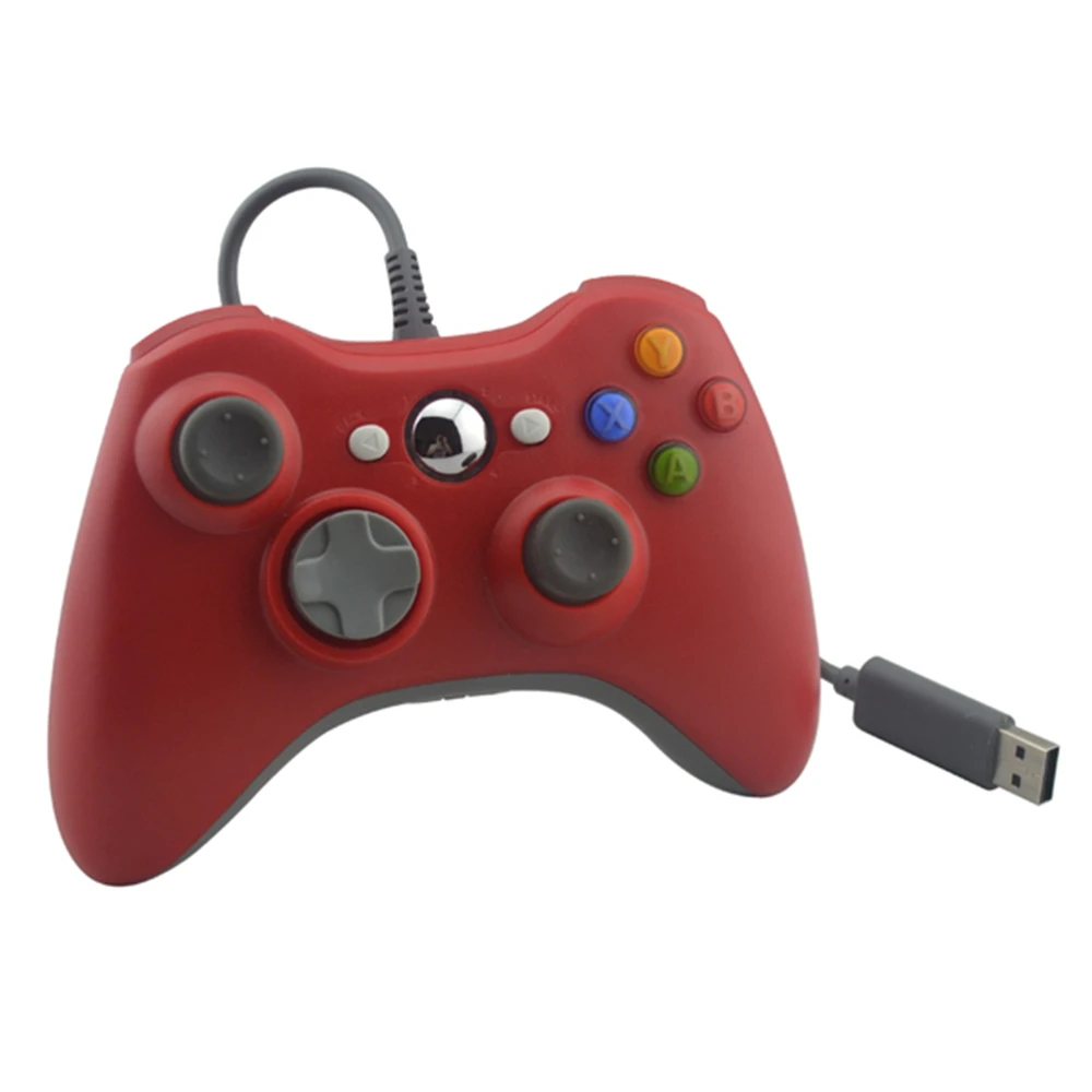 100 шт./партия проводные USB игровые Джойстики для Microsoft Xbox 360|joystick controller for ps3|joystick