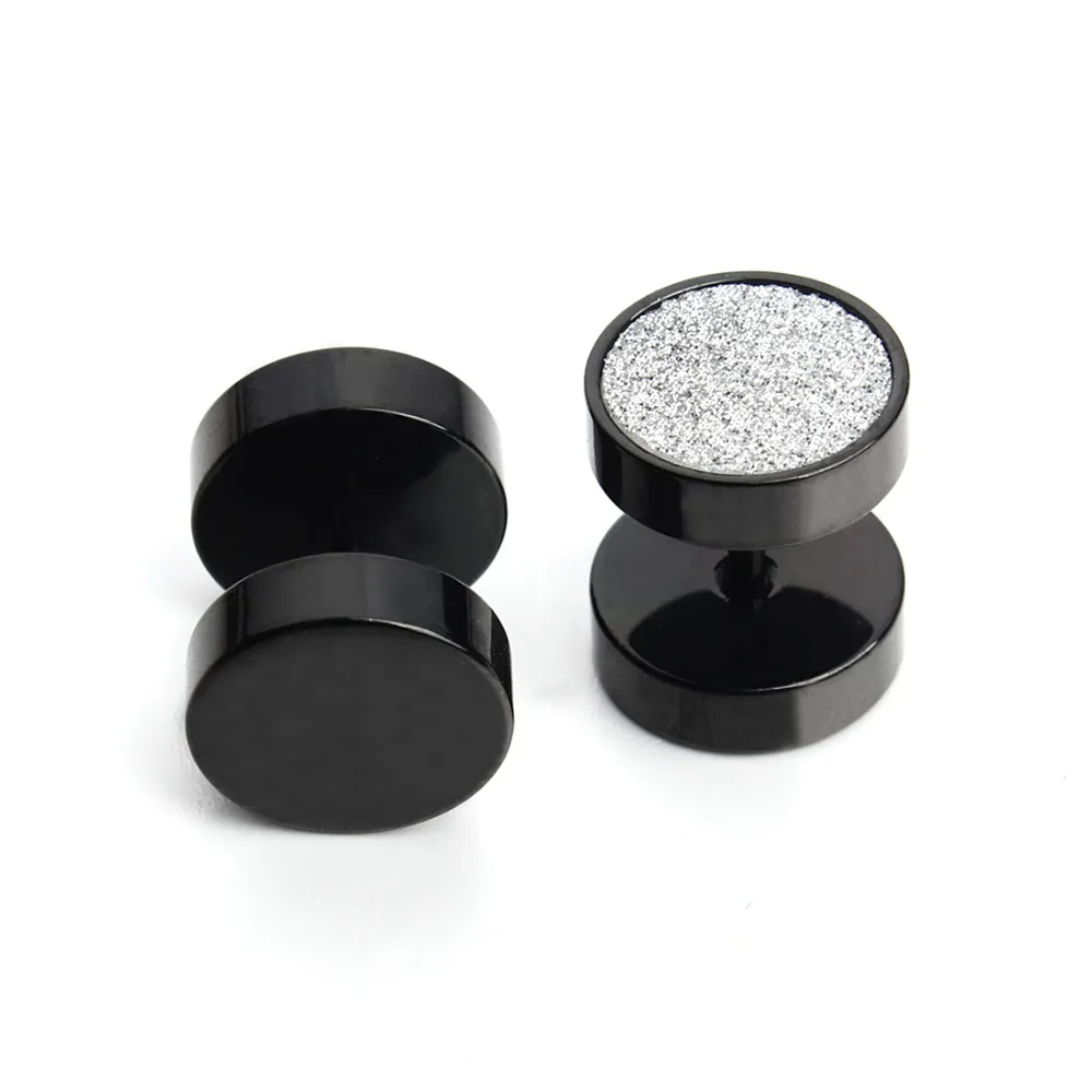 3 пары модные 9 цветов черные серебристые нержавеющая сталь Двухсторонние