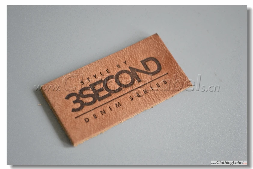 

genuine leather label with embossed logo, accept small order, no MOQ