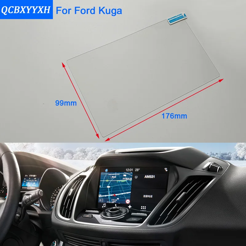 

For Ford KUGA Escape Mondeo Fusion Car Styling GPS Navigation Screen Glass Protective Film Dashboard Display Protective Film