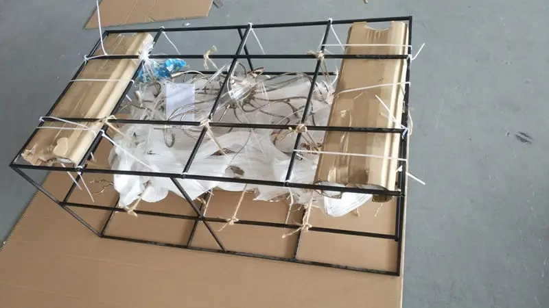 Новое поступление медные цветные люстры освещение капли воды lustre de cristal салон медные avize салон люстры потолочные