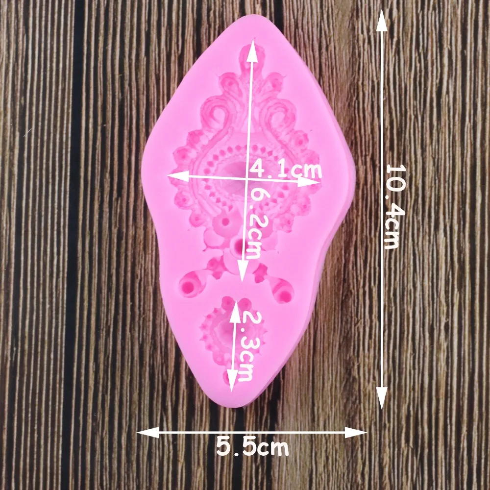 DIY Стразы силиконовые формы для помадки Винтажные Украшения инструменты