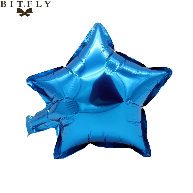 5 шт. 10 дюймовые стеклянные шары с пятиконечными звездами|party decoration gold|party