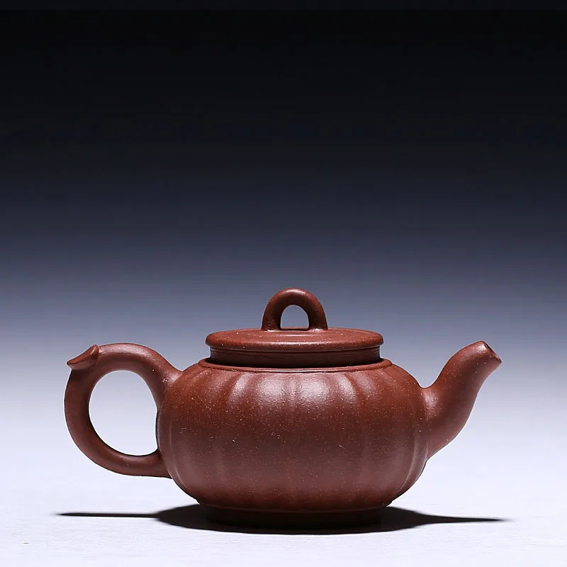 

150cc Authentic Yixing Teapot Palace Lantern Pot Chinese Healthy Purple Clay Gong Deng Pot Handmade Tea Set Vintage Zisha Kettle