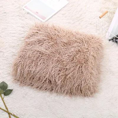Новое одеяло s 130*160 см супер мягкое длинное мохнатое пушистое меховое теплое элегантное уютное покрывало из искусственного меха с пушистой шерпой - Цвет: 4