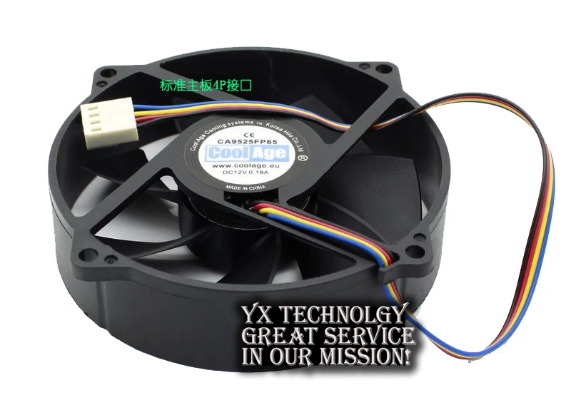 SZYTF Новый CA9525FP65 9025 90 мм четырехконтактный круговой бесшумный термостат PWM