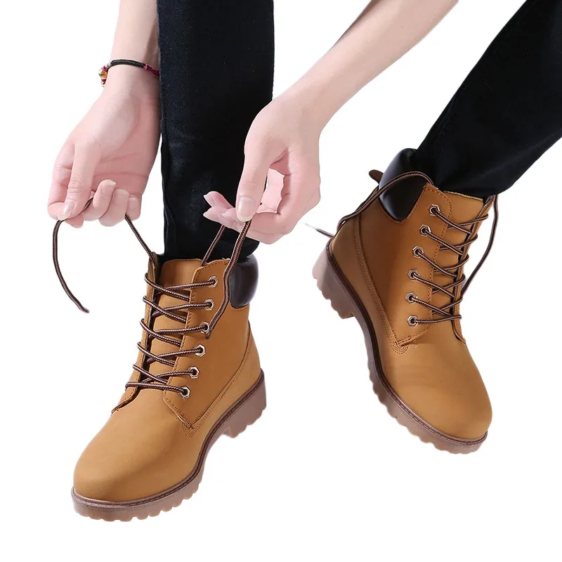 Женские ботильоны feiyitu из искусственной кожи женские ботинки для верховой езды