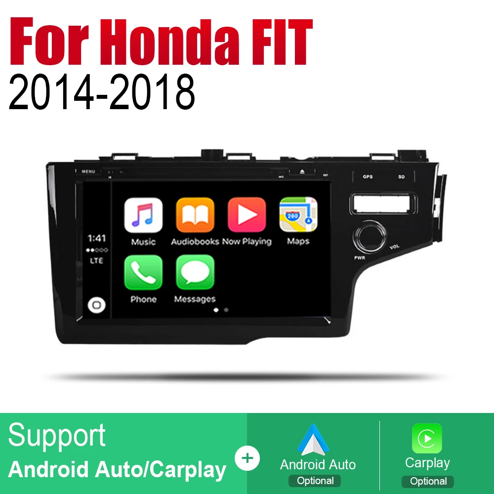 Android автомобильный DVD GPS Navi для Honda FIT 2014 ~ 2018 плеер навигация WiFi Bluetooth