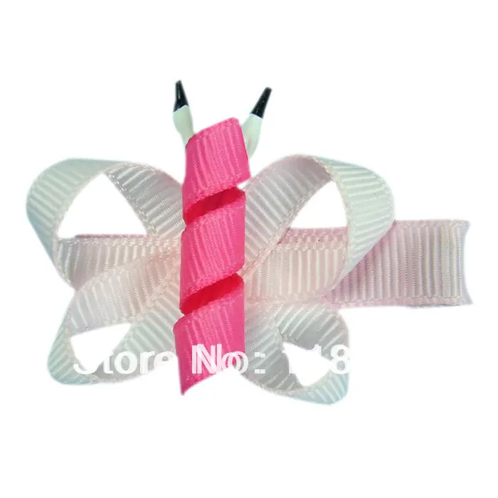 Горячая продажа 100 шт./лот ручная работа бабочка Лента Скульптура бант/заколка