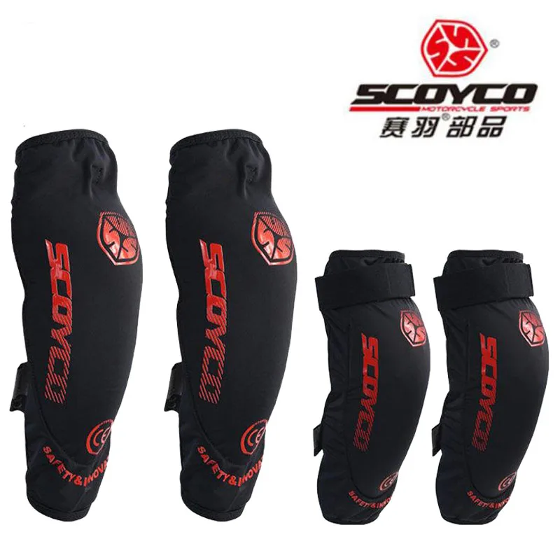 Новинка 2019 Защитные Налокотники SCOYCO для езды на мотоцикле наколенники