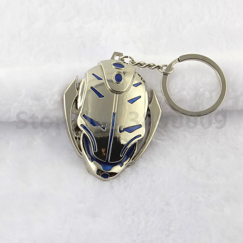

100 Pcs Innovative Mask Keychain Anime Movie Series Keychain Steel Hacker Halloween Metal Mask Keychains