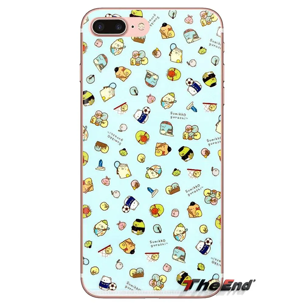 For LG Spirit Motorola Moto X4 E4 E5 G5 G5S G6 Z Z2 Z3 G2 G3 C Play Plus Mini sumikko gurashi Art wallpaper Silicone Shell Cover |