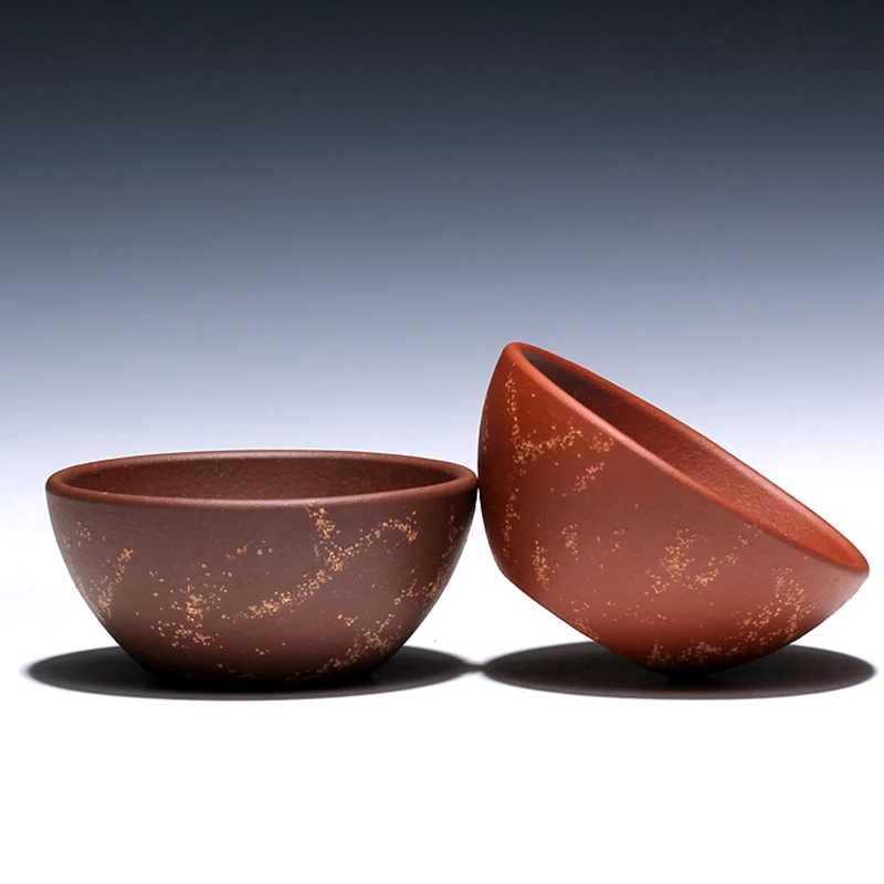 110cc высокоемкая аутентичная Исин чайная чашка фиолетовая глина все ручная работа