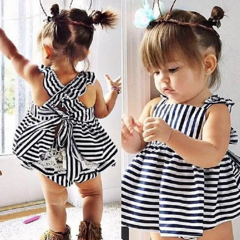 Лето 2017 г. носки для новорожденных и малышей милая полосатая кружевная Платье