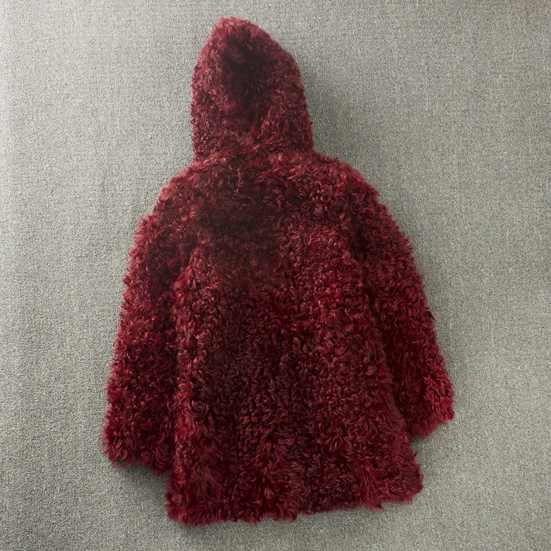 real lamb fur jackett 100%natural sheeps kin coats for women manteau femme hiver | Женская одежда