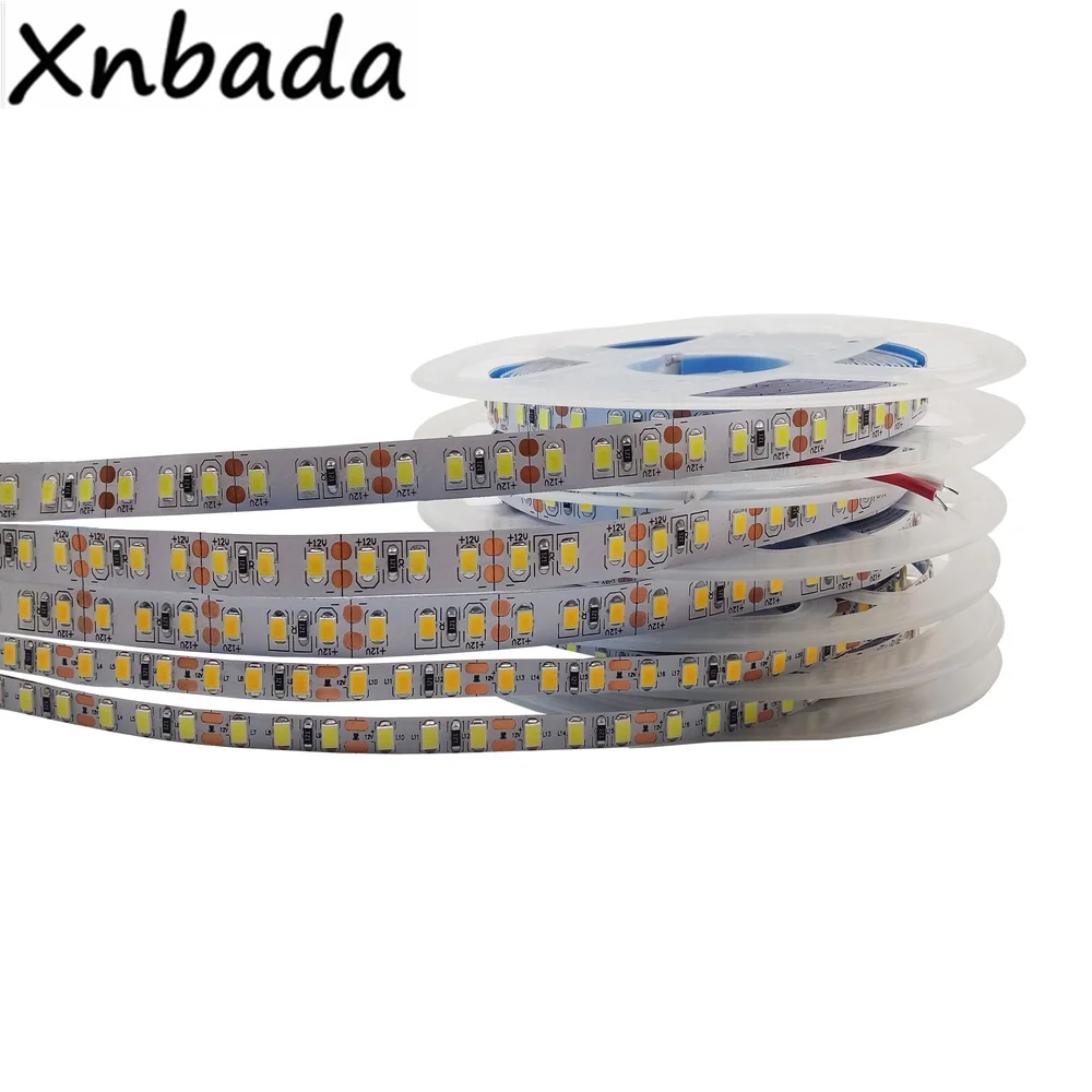8 мм/5 мм узкая ширина DC12V/DC24V Светодиодная лента 2835 120led/m 5 метров белый PCB гибкий