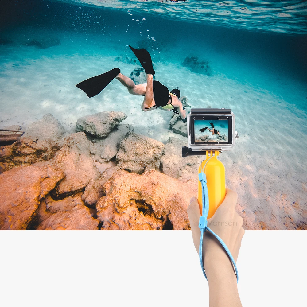 Аксессуары Vamson для Gopro Hero 8 7 6 5 4 плавающая ручная селфи палка ручка браслет Yi 4K SJCAM
