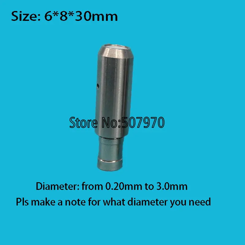 WEDM Ruby Pipe Guide Electrode Dies 6*8*30mm Ceramic Diameter From 0.30mm to 3.0mm for Drilling Machine image 2