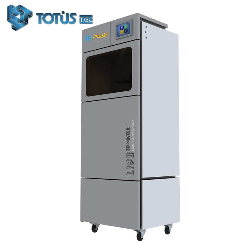 Largest Printing Size 192*120*200mm Industrial Grade DLP 3D Printer Plus 7 For Jewelry, Dental, toyes industry