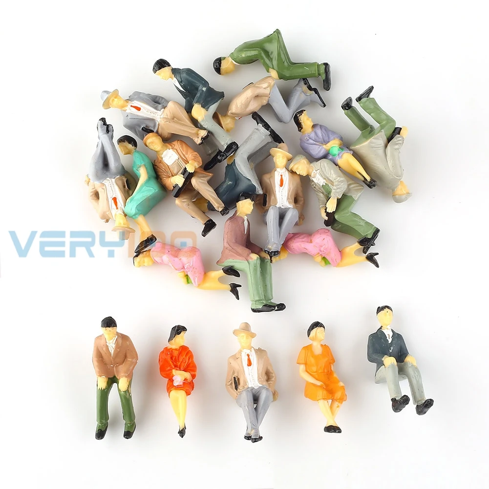 20 шт. многоцветные фигурки в масштабе 1:30|scale figure|figure modelmodel scenery |