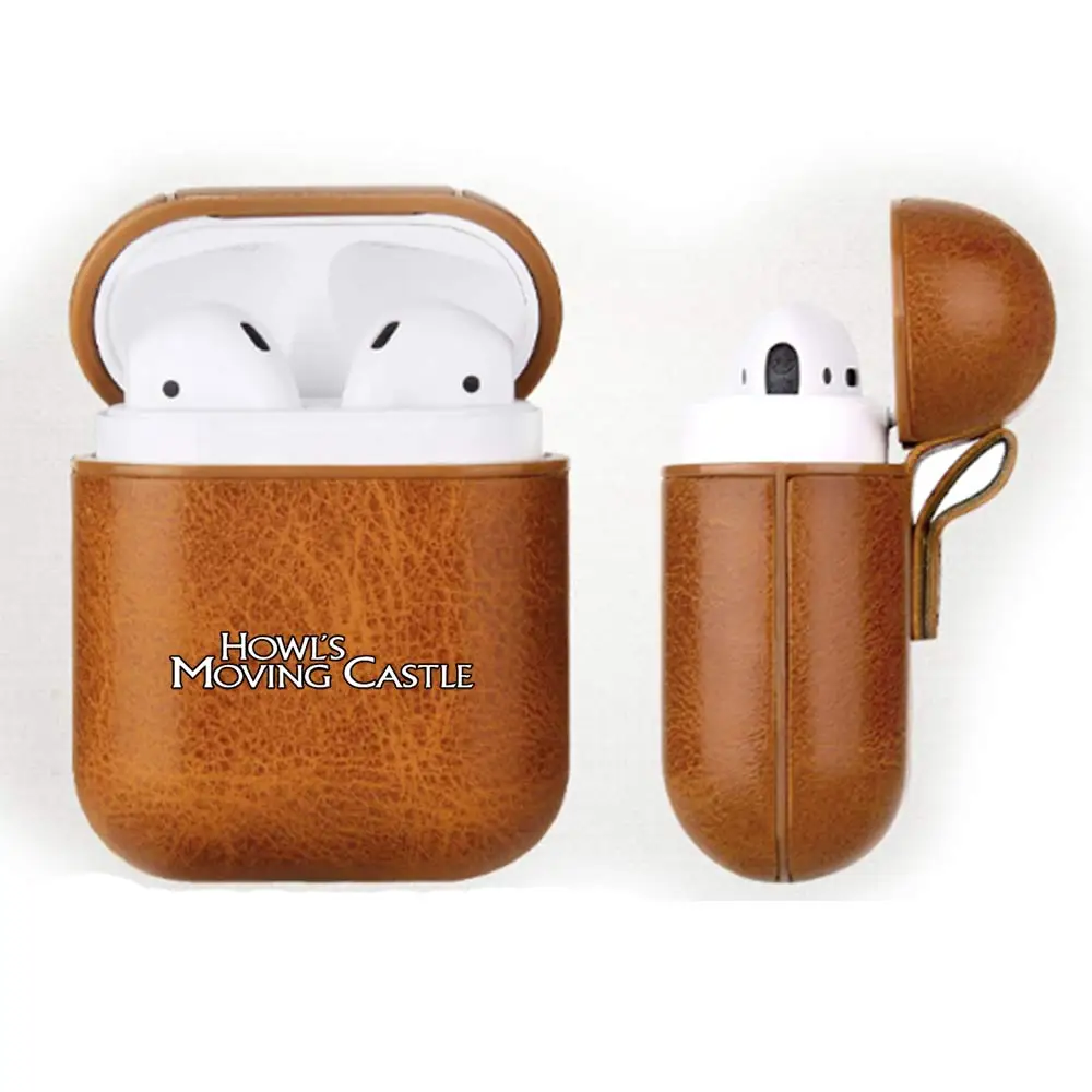 Howl's движущийся замок фильм ПУ кожа Airpods чехол Bluetooth беспроводная гарнитура