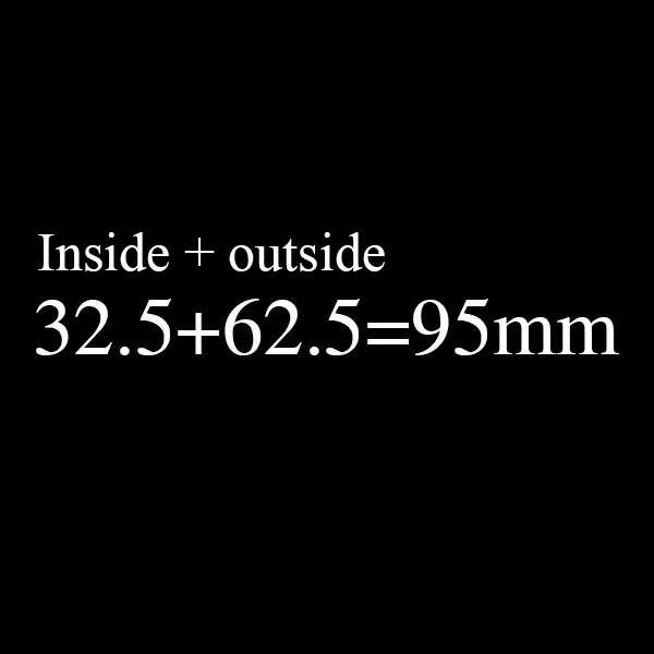 95(32.5knob-62.5) Дверной цилиндр 65 70 75 80 85 90 100 мм безопасности медный замок цилиндр безопасности дверная ручка латунный ключ анти-Прай нержавеющий цилиндр - Цвет: 95(32.5knob-62.5)