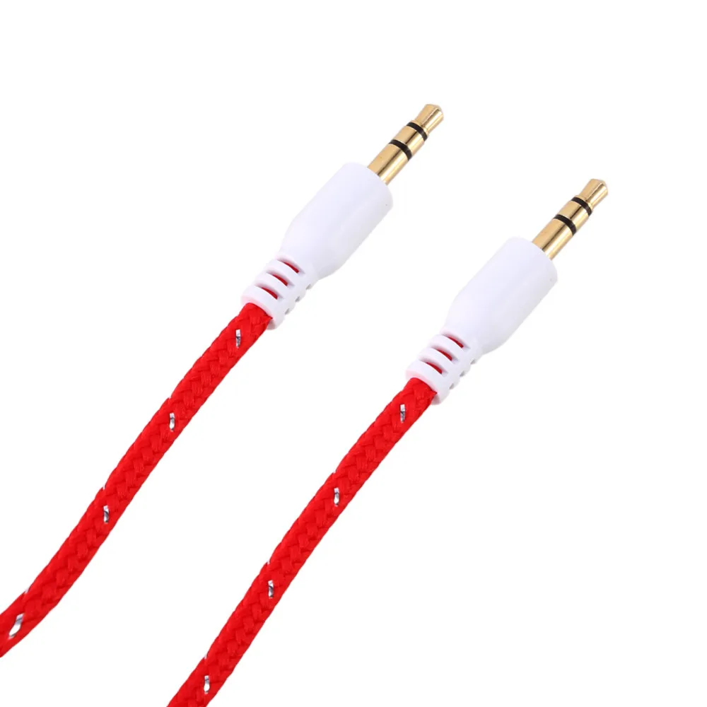 3 фута 1 м 3,5 мм штекер в штекер стерео с разъемом AUX кабель Шнур для AUX MP3 для iPod автомобиля для iPhone ТВ телефон адаптер